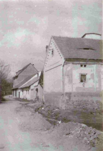 Pohled na hospodářské budovy od jihovýchodu - 70.léta 20. století